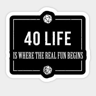 Life-Commander-IS-WHERE-THE-REAL-FUN Sticker